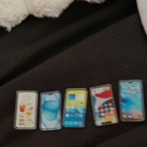 Kids Miniature Smartphone Set/ Or For Display/ Dolls